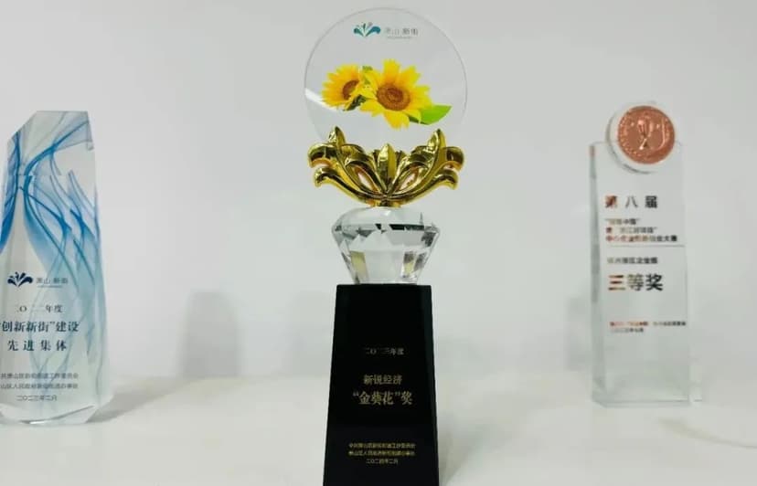 荣耀绽放·再续辉煌 | 东方智感荣膺2023“金葵花”新锐经济大奖,连续四年载誉前行!